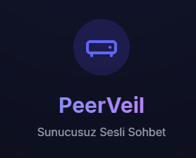 Peerveil – Sunucusuz P2P İletişim Platformu